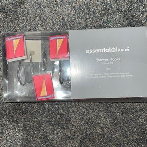 Essential Home Sailboat Shower Hooks Set of 12